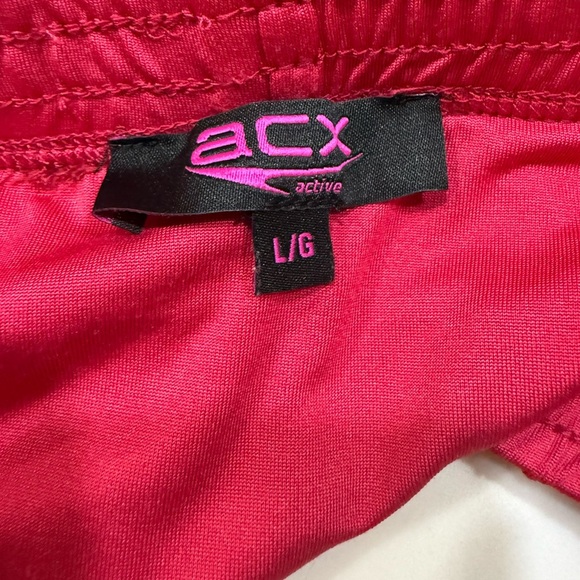 Active USA Fuchsia Athletic Shorts - Picture 2 of 4
